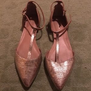 Calvin Klein metallic sandals